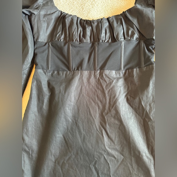 MISTRESS ROCKS BLACK PUFF SLEEVE CORSET DRESS HOUSE OF CB LONDON - Picture 6 of 7